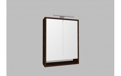 Zrcadlová skříňka  Z4.60  s osvětlením (dřeviny)