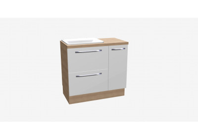 Pračkový modul PMCB114 umyvadlo vlevo