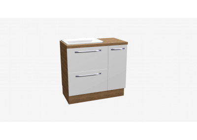 Pračkový modul PMCB114 umyvadlo vlevo