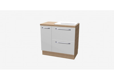 Pračkový modul PMPB114 umyvadlo vpravo