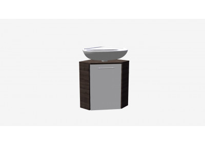 Umyvadlová skříňka EK55.1.1RZ P