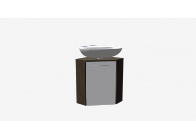 Umyvadlová skříňka EK55.1.1RZ P