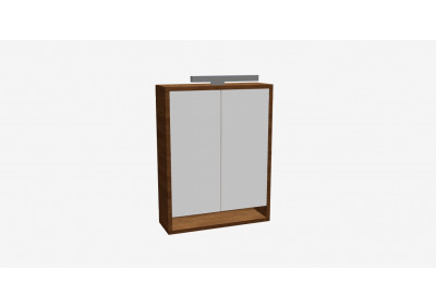 Zrcadlová skříňka  Z4.60  s osvětlením (dřeviny)