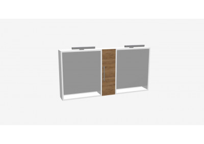 Zrcadlová skříňka Z0104.130B s osvětlením