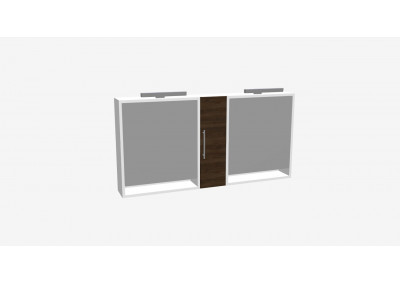 Zrcadlová skříňka Z0104.130B s osvětlením