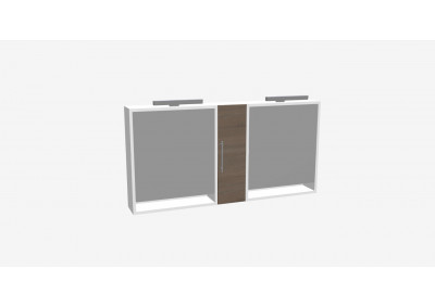 Zrcadlová skříňka Z0104.130B s osvětlením