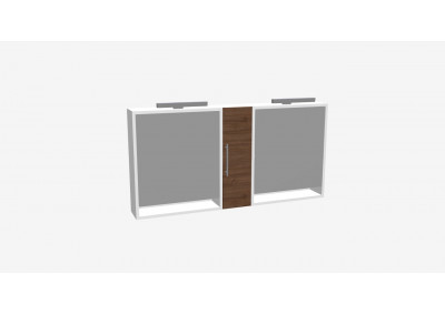 Zrcadlová skříňka Z0104.130B s osvětlením