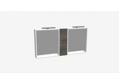 Zrcadlová skříňka Z0104.130B s osvětlením