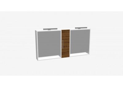 Zrcadlová skříňka Z0104.130B s osvětlením