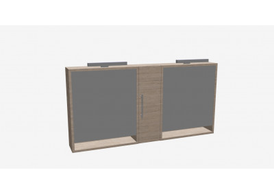 Zrcadlová skříňka Z0104.130B s osvětlením