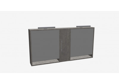 Zrcadlová skříňka Z0104.130B s osvětlením